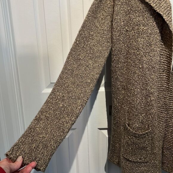 Kenar Open Front Wool Blend Cardigan‎ with Pockets Size S (fits oversized) - Picture 4 of 11